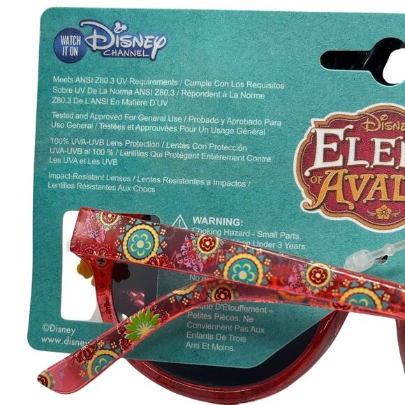 Pink Floral Disney Elena Of Avalor Kid's Sunglasses - Picture 5 of 6